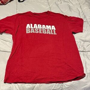 Red Alabama Baseball T-Shirt